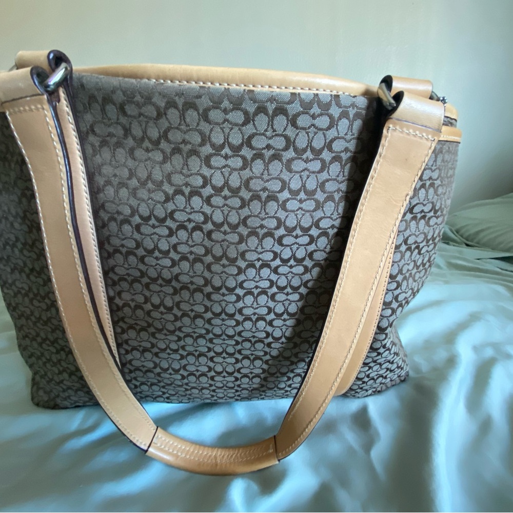 Vintage coach book bag, computer bag